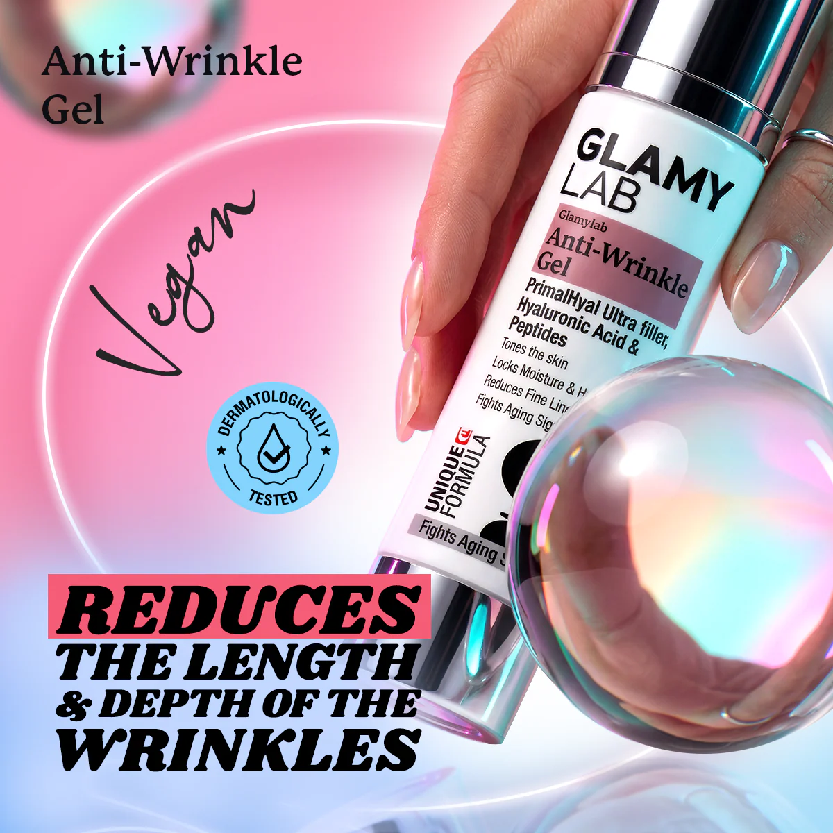 GLAMY LAB AntiWrinkles Gel  50 gm - Image 4