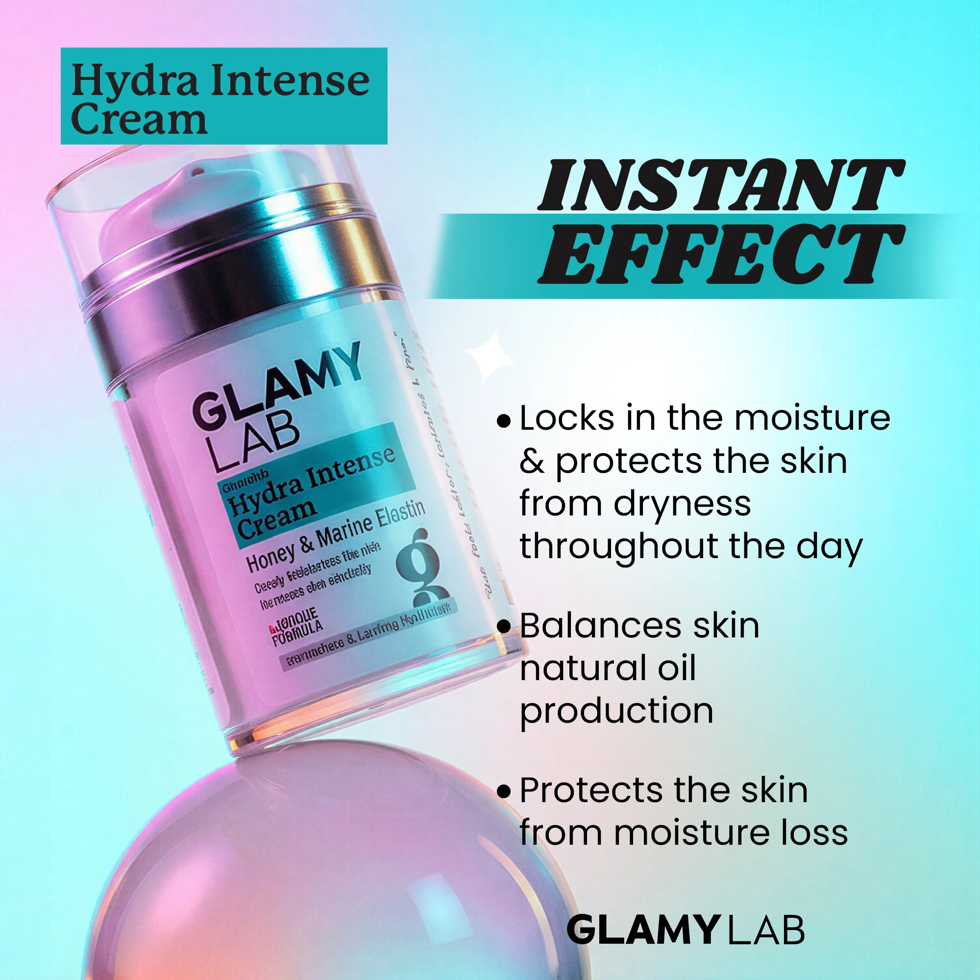 Glamy Lab Hydra Intense Cream 100gm - Image 3