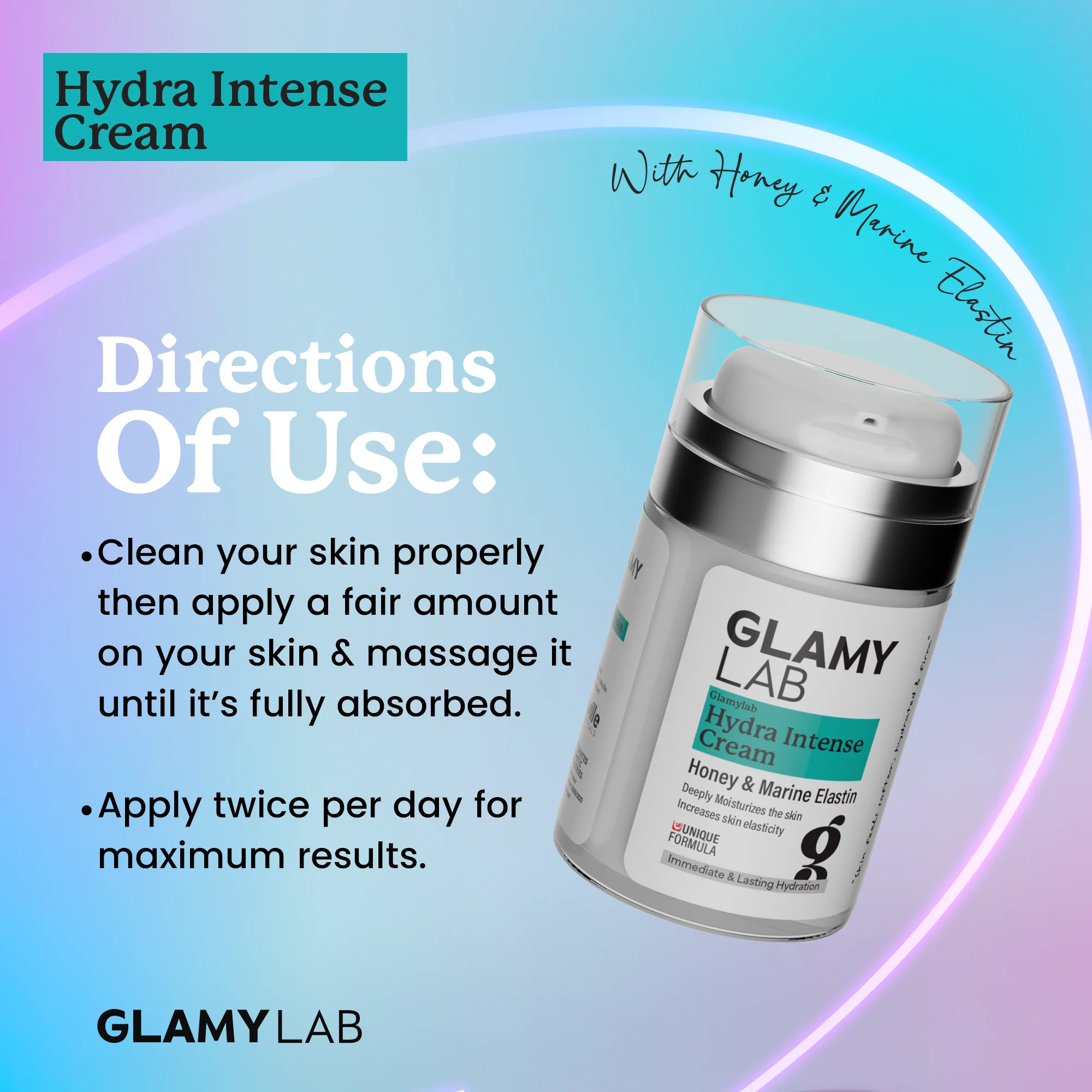 Glamy Lab Hydra Intense Cream 100gm - Image 5