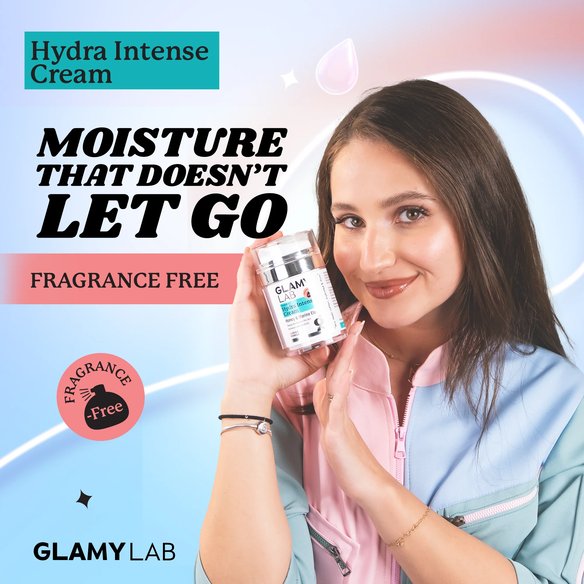 Glamy Lab Hydra Intense Cream Fragrance Free 100ml - Image 5