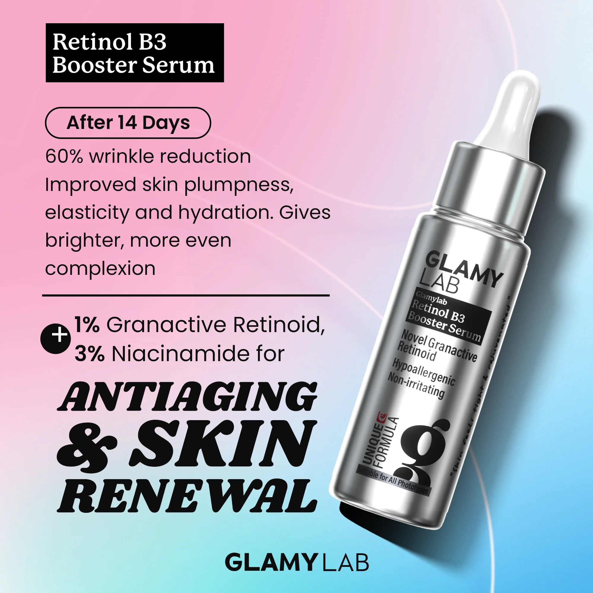 GLAMY LAB Retinol serum 30 ml - Image 3
