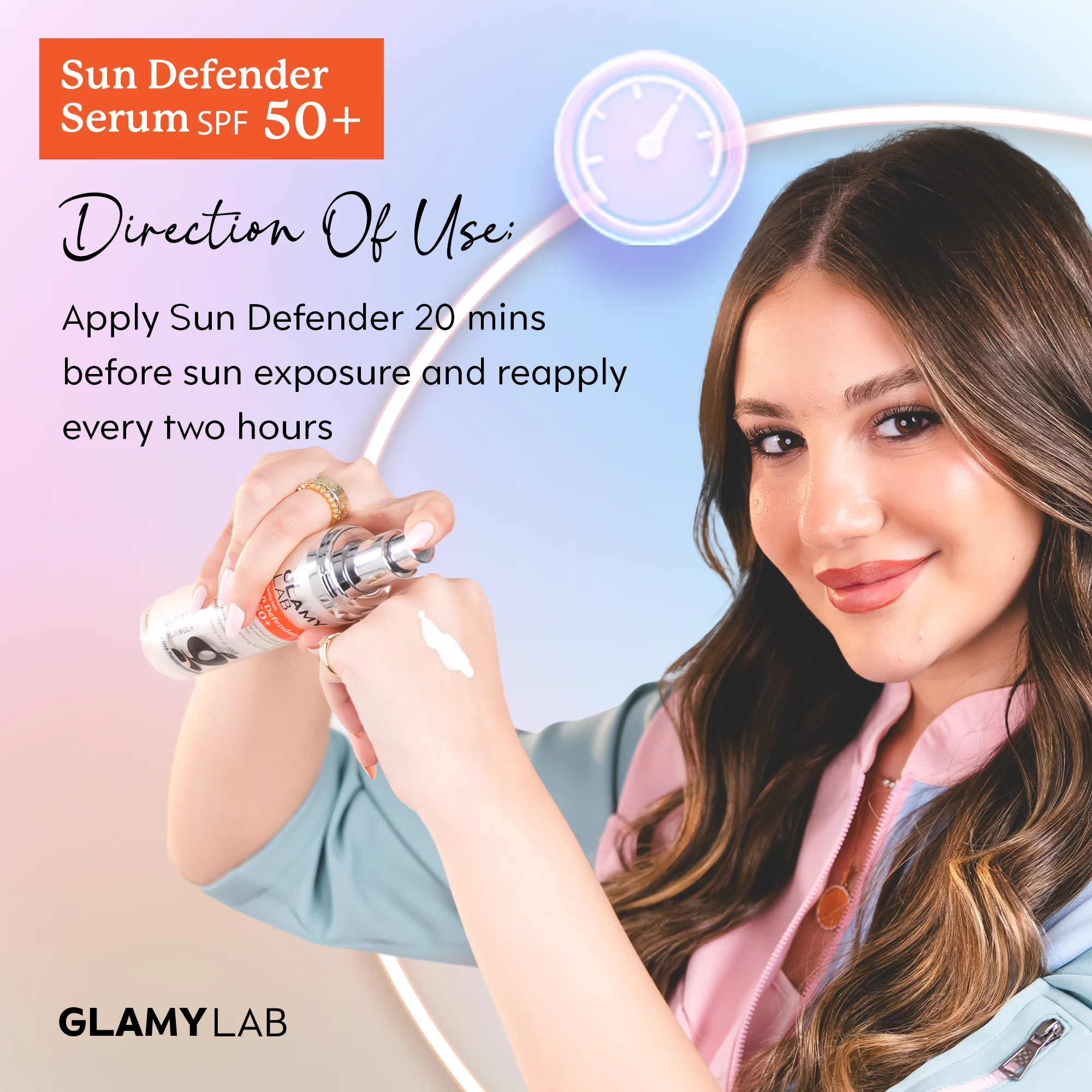 GLAMY LAB Sun Defender SPF 50+ 50 ml - Image 3
