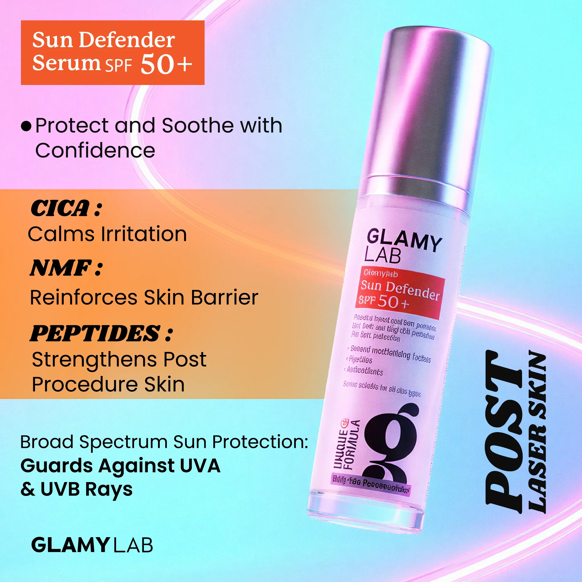 GLAMY LAB Sun Defender SPF 50+ 50 ml - Image 4
