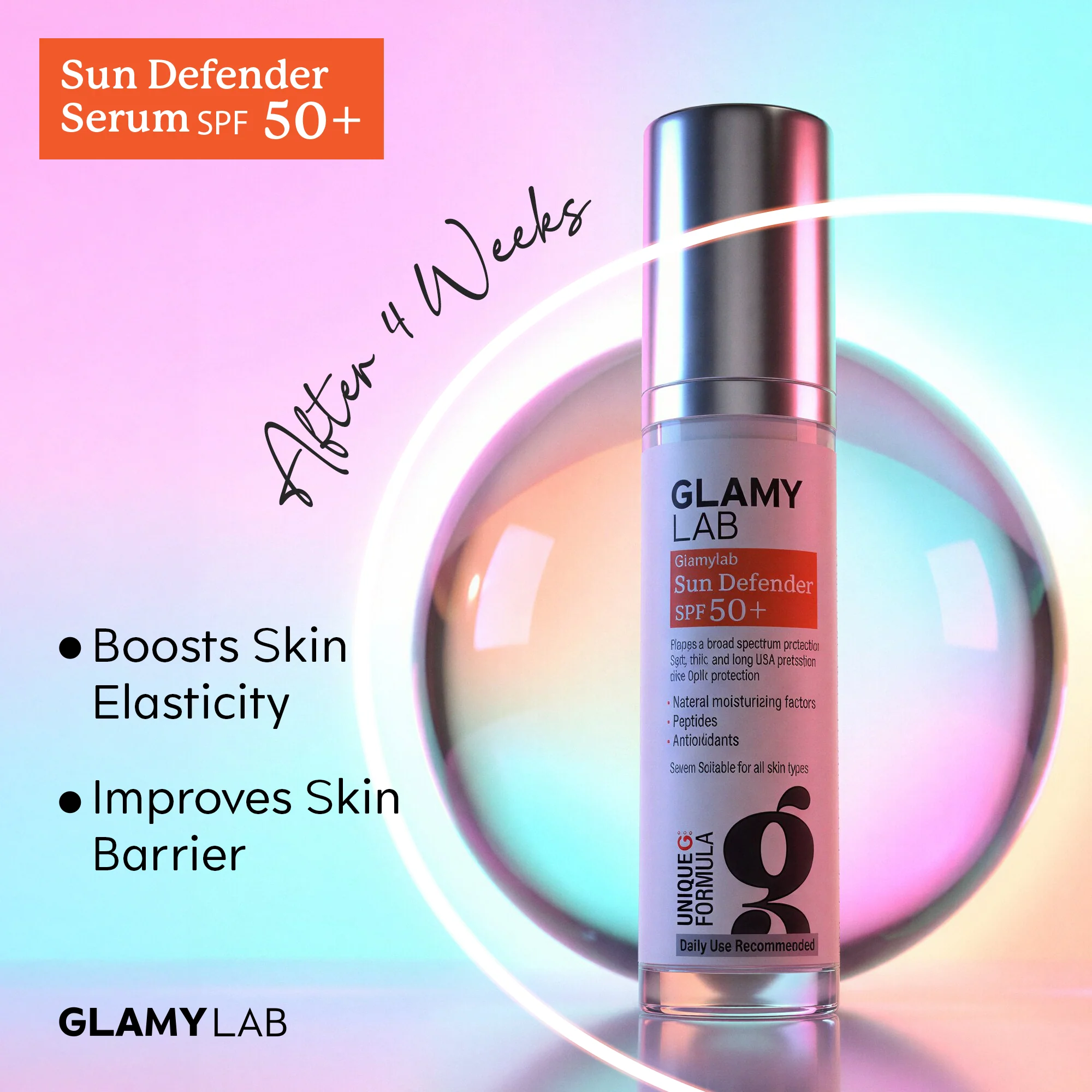 GLAMY LAB Sun Defender SPF 50+ 50 ml - Image 5