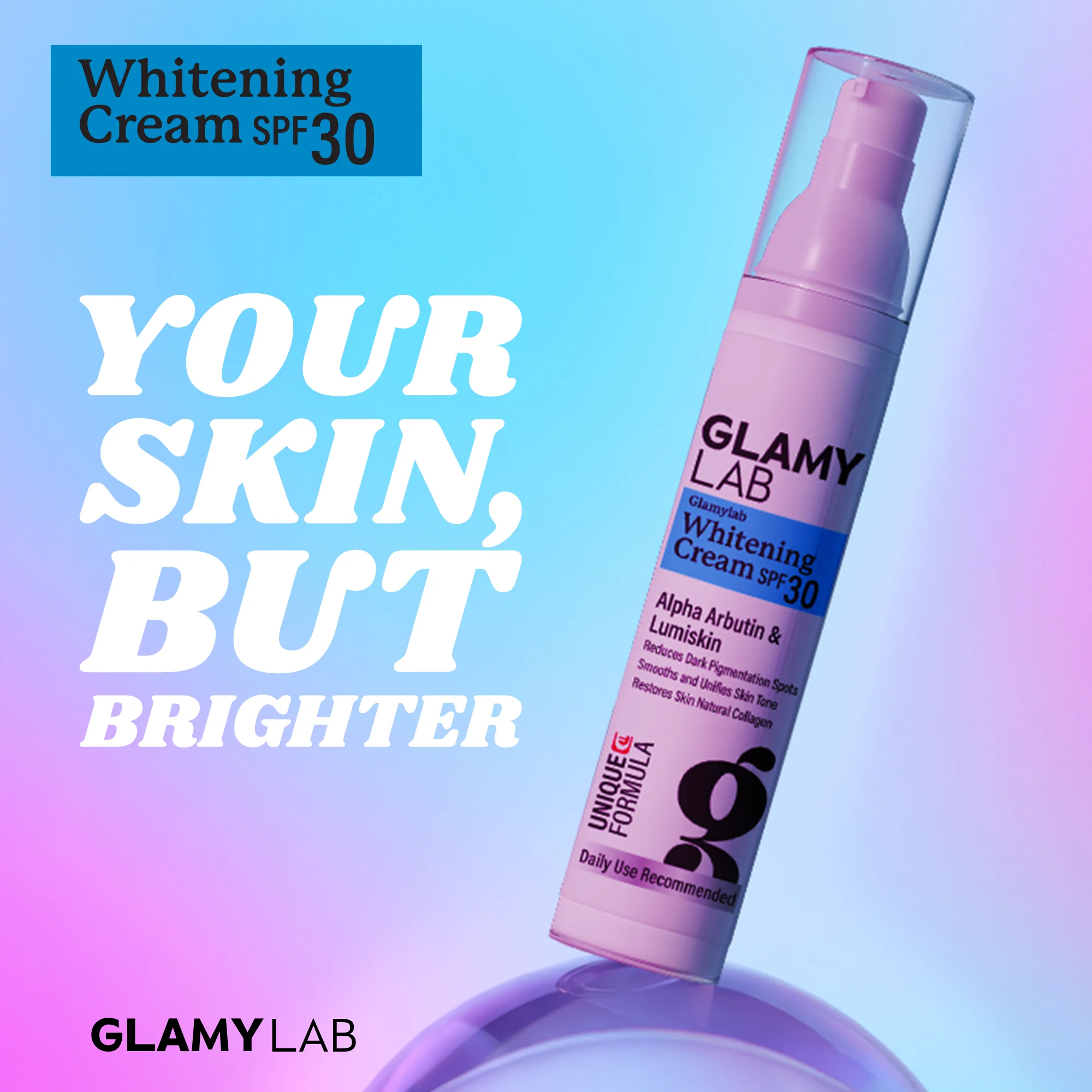 GLAMY LAB Whitening cream SPF 30 50 gm - Image 3