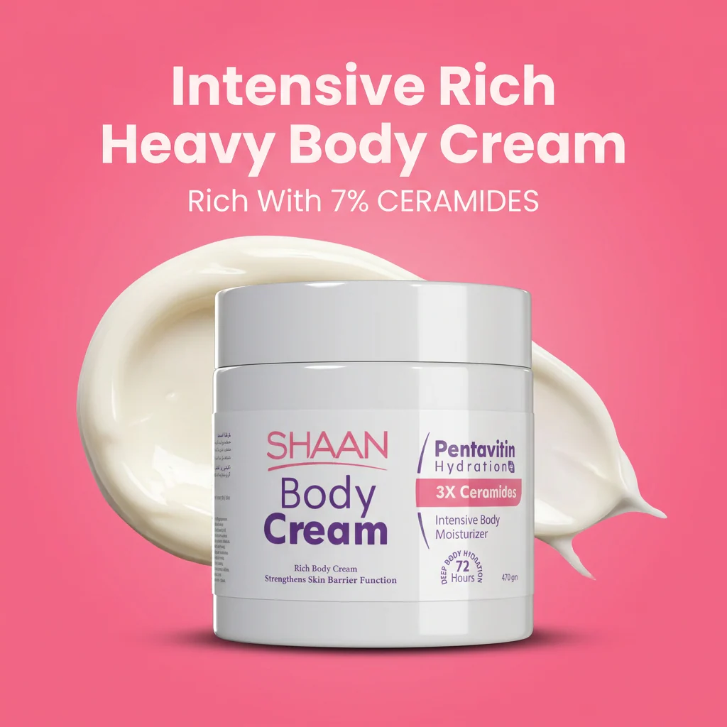SHAAN BODY CREAM Heavy Texture Body Moisturizer 470 Gm - Image 3