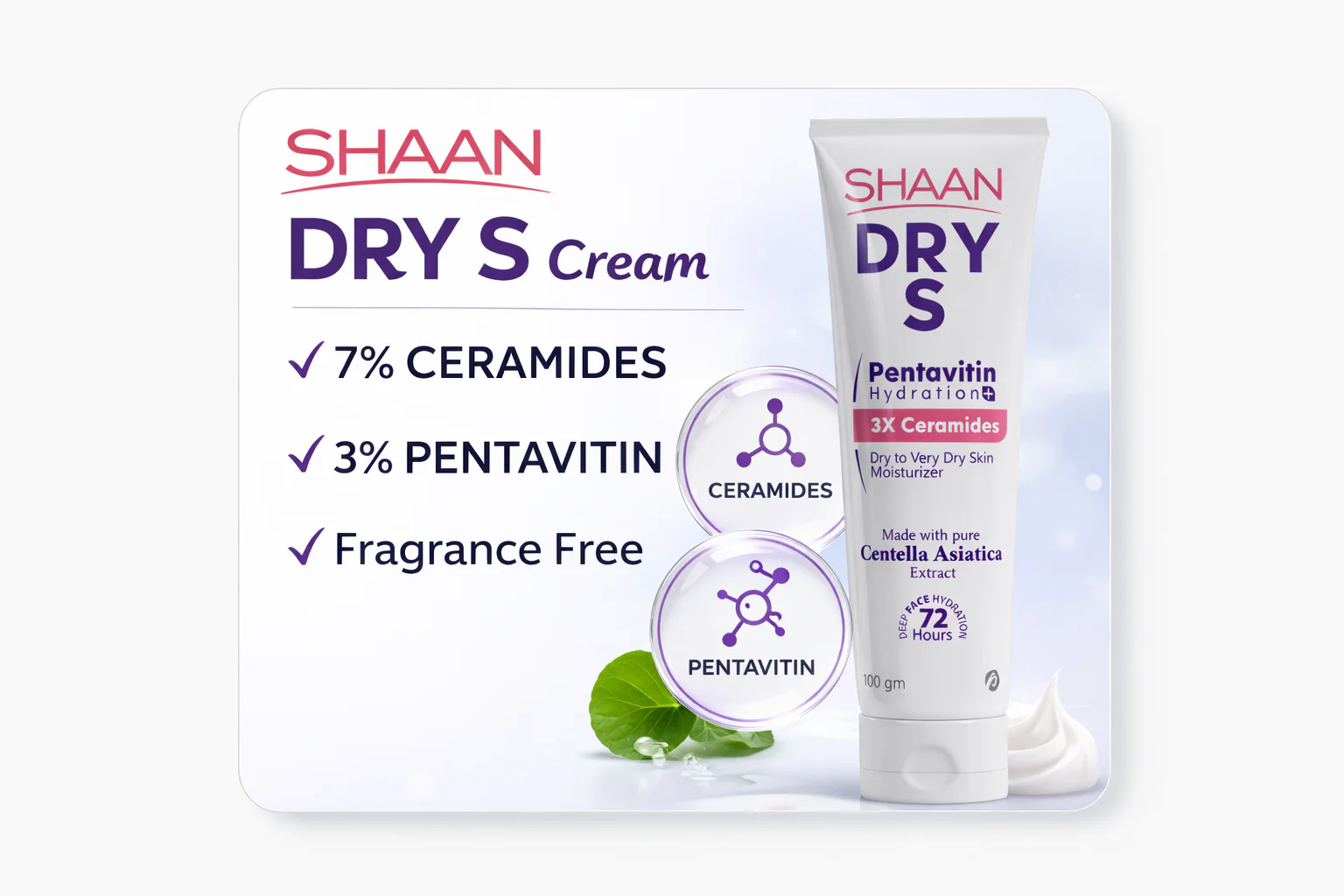 SHAAN Dry S Cream Fragrance Free For Dry Face - Image 3