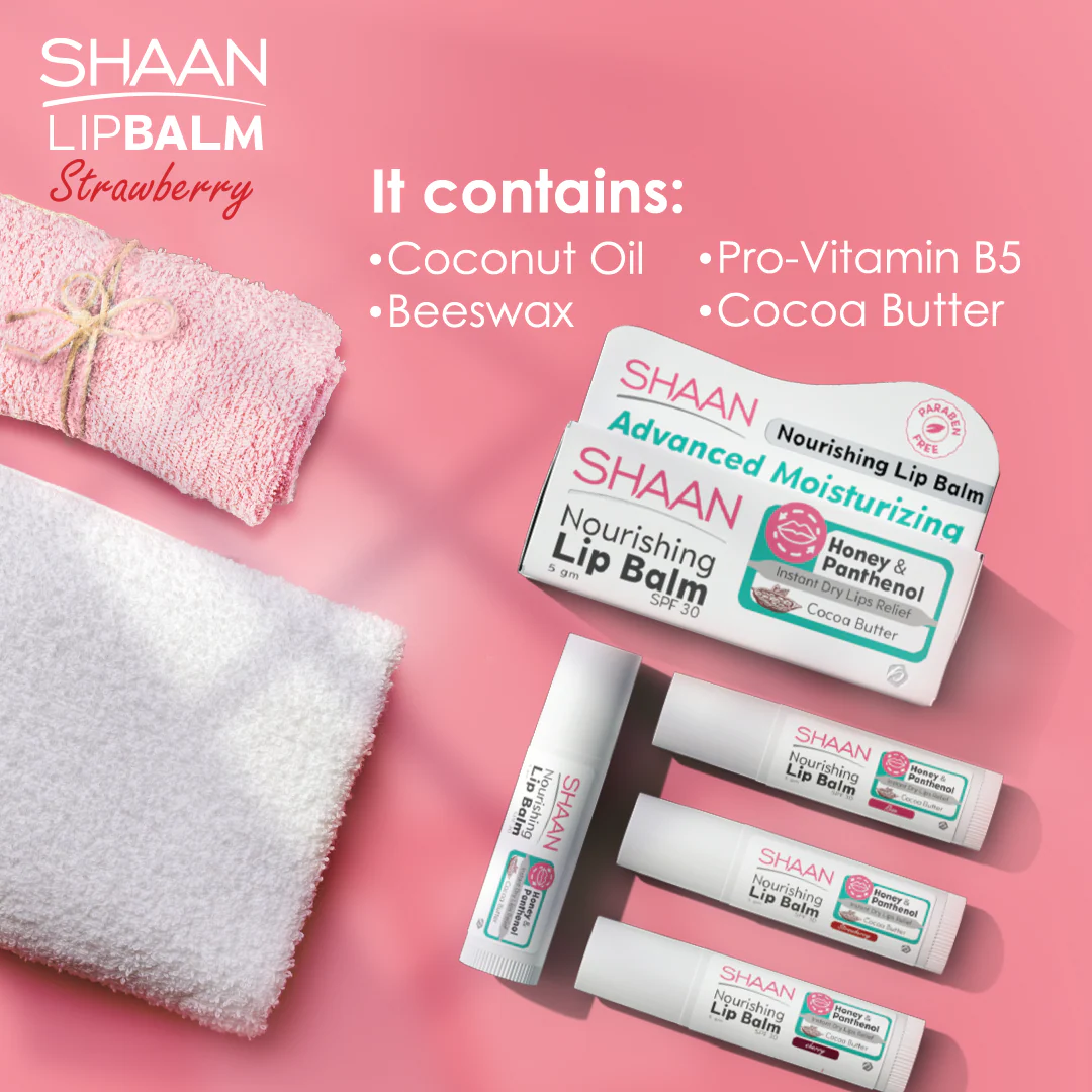 Shaan Lip Balm Strawberry 5 gm - Image 4
