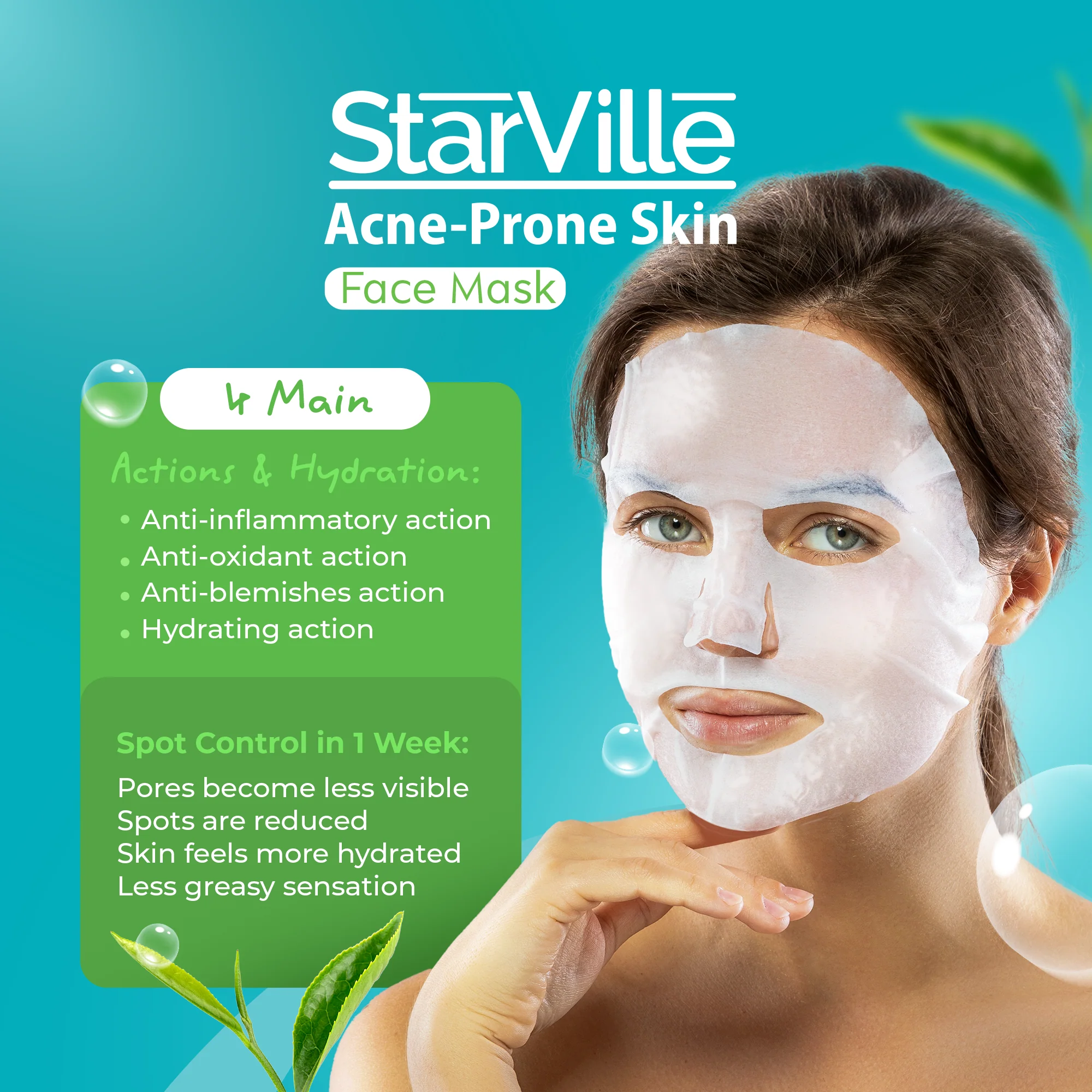 StarVille Acne-prone Skin Face Mask - Image 4