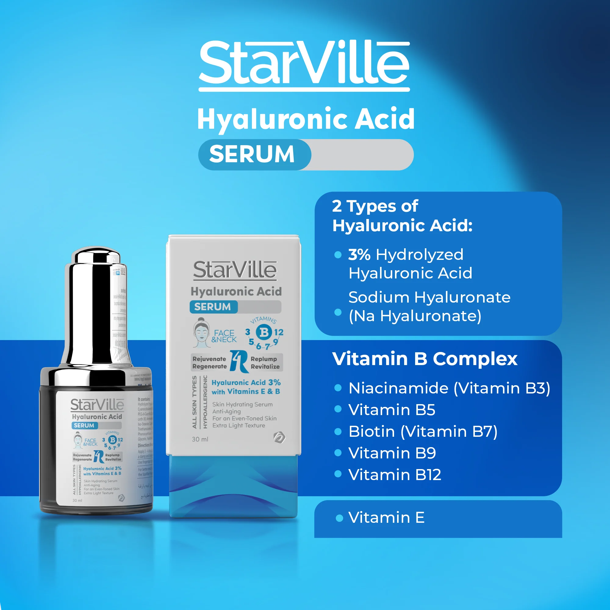 StarVille Hyaluronic Acid Serum 30 gm - Image 4