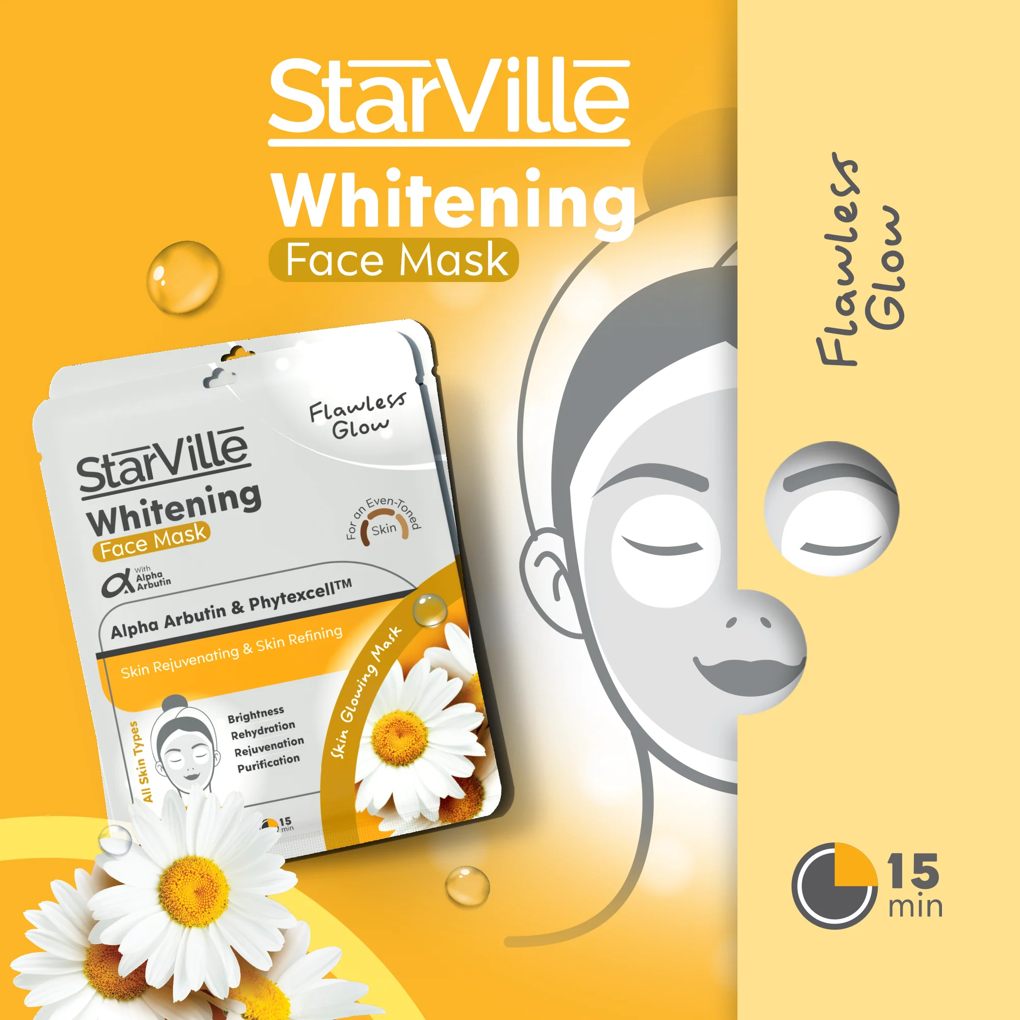 StarVille Whitening Mask Sheet - Image 2