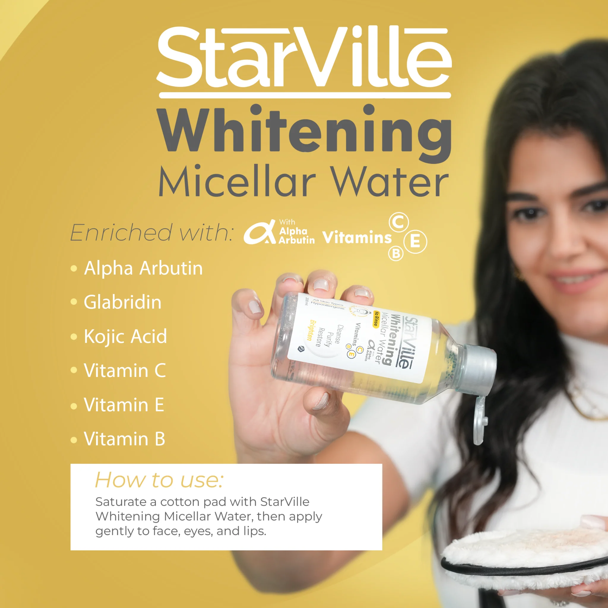 StarVille Whitening Micellar water 200 ml - Image 2
