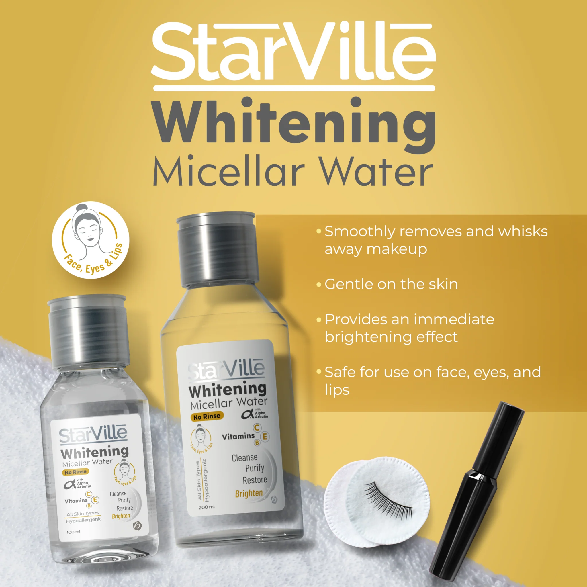 StarVille Whitening Micellar water 200 ml - Image 3