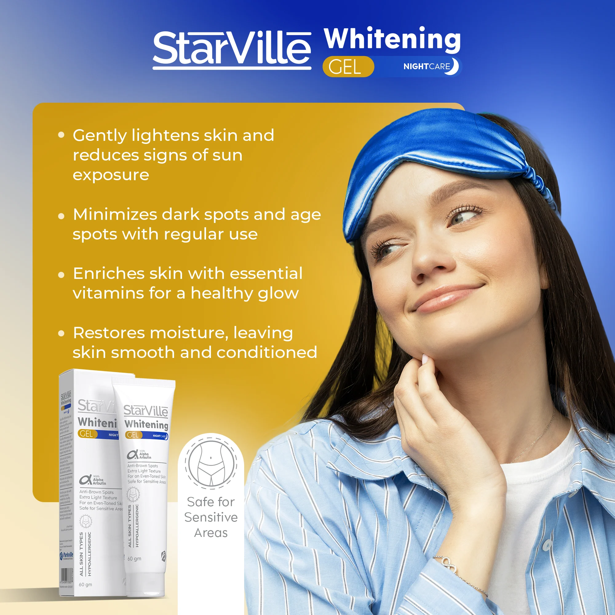 Starville Whitening Night Care Gel 60 gm - Image 3