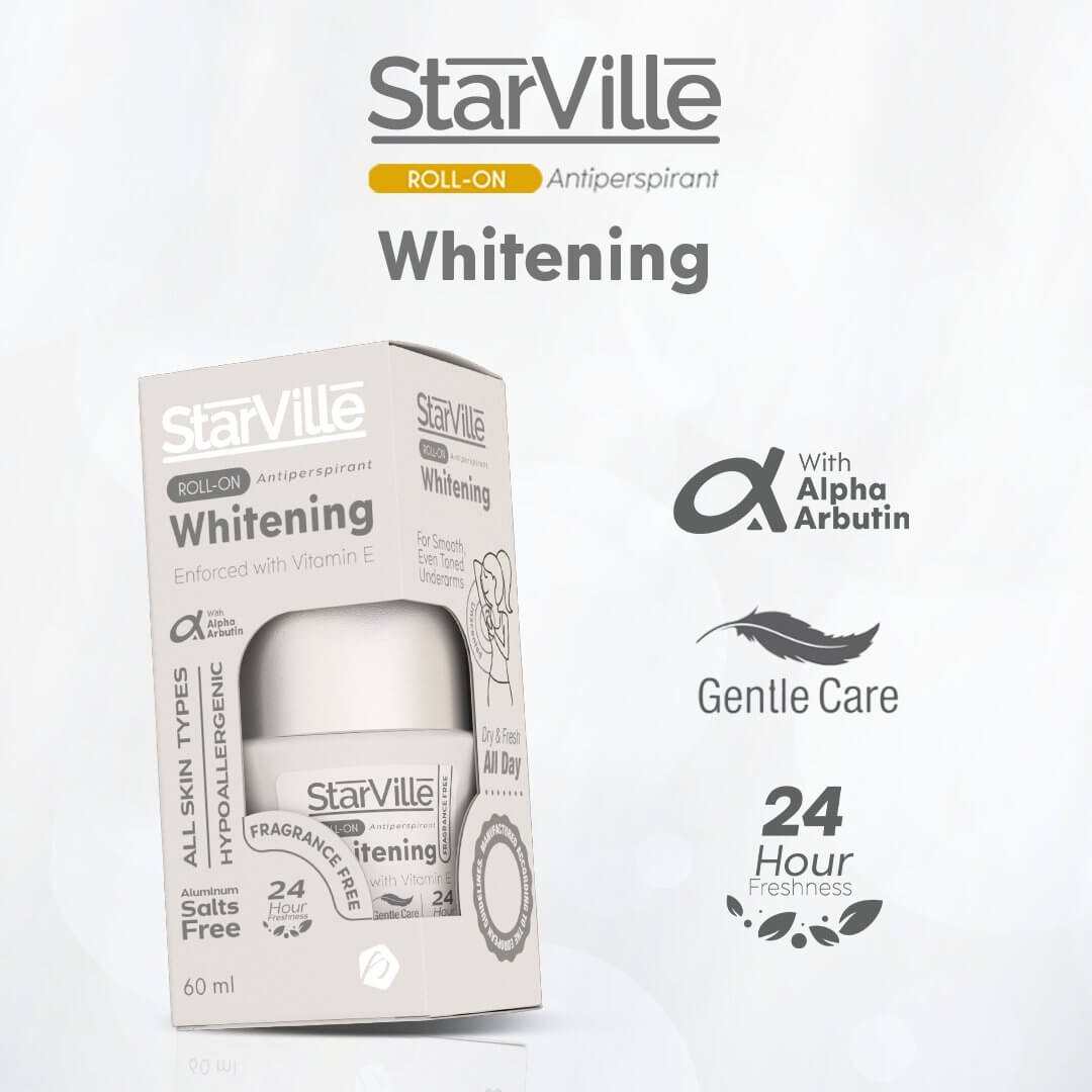 Starville Whitening Roll On Fragrance Free 60 ml - Image 5