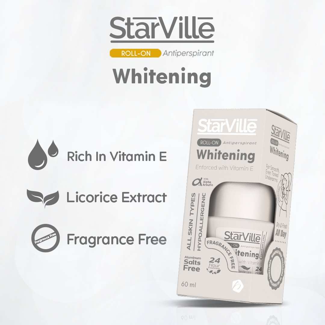 Starville Whitening Roll On Fragrance Free 60 ml - Image 6