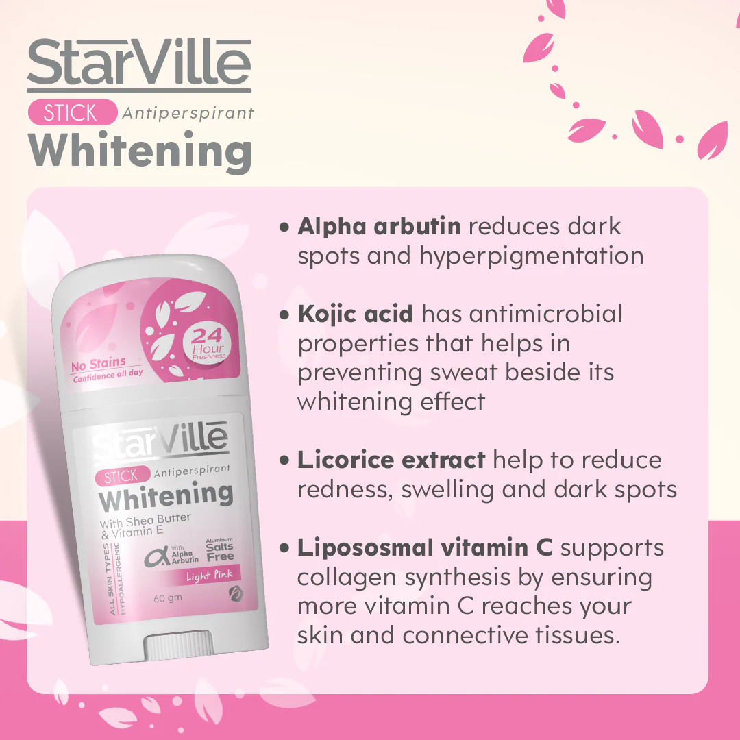 StarVille Whitening Stick Light Pink 60 ml - Image 4