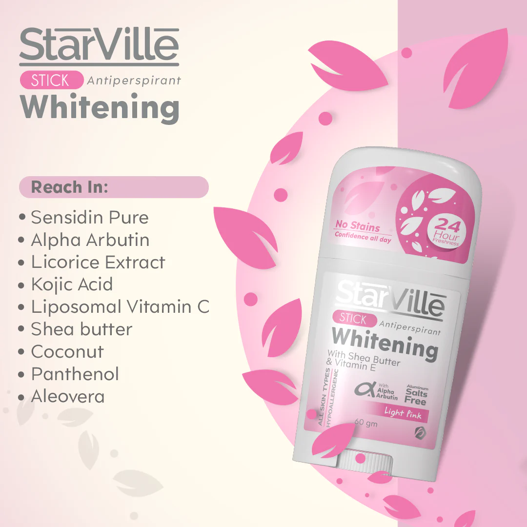 StarVille Whitening Stick Light Pink 60 ml - Image 6