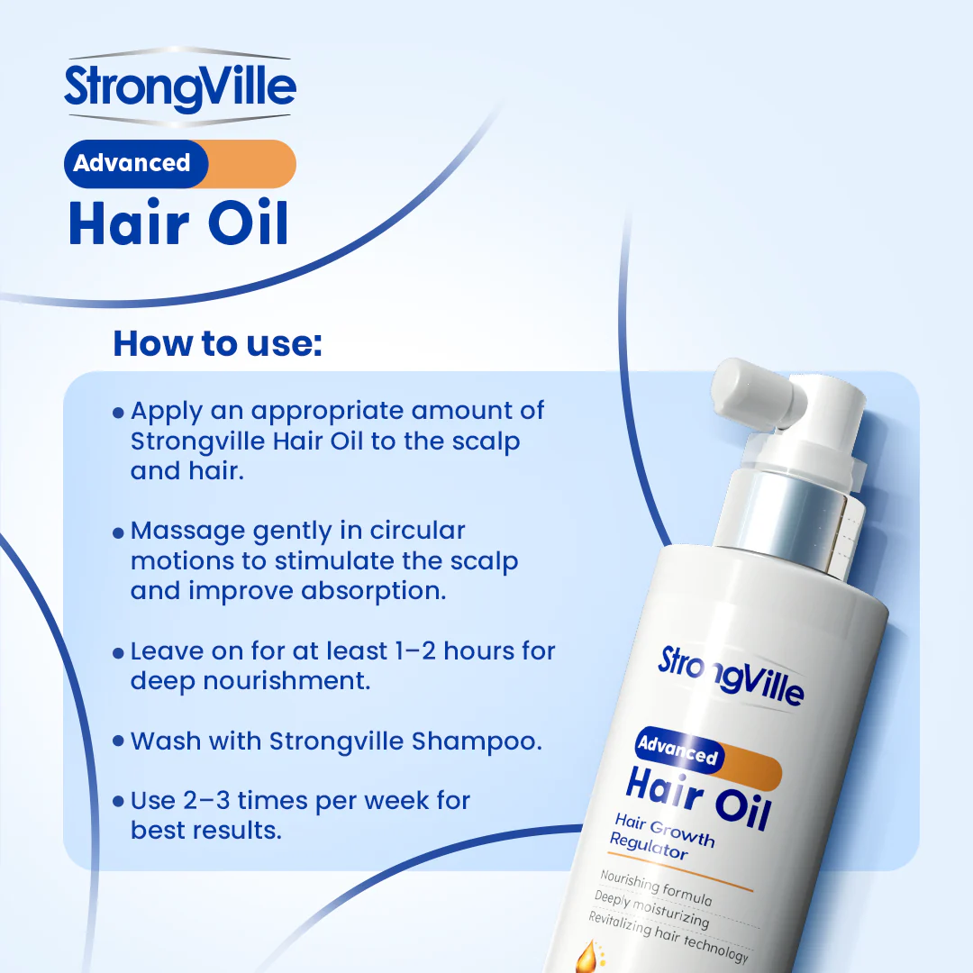 Strongville Advanced hair oil 200 ml - Image 6