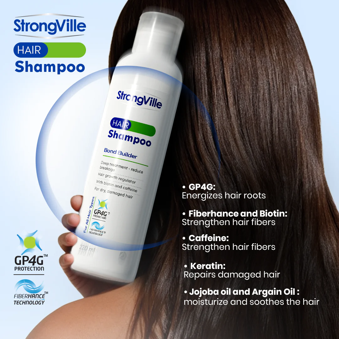 Strongville Extra Hair Shampoo 220 ml - Image 4