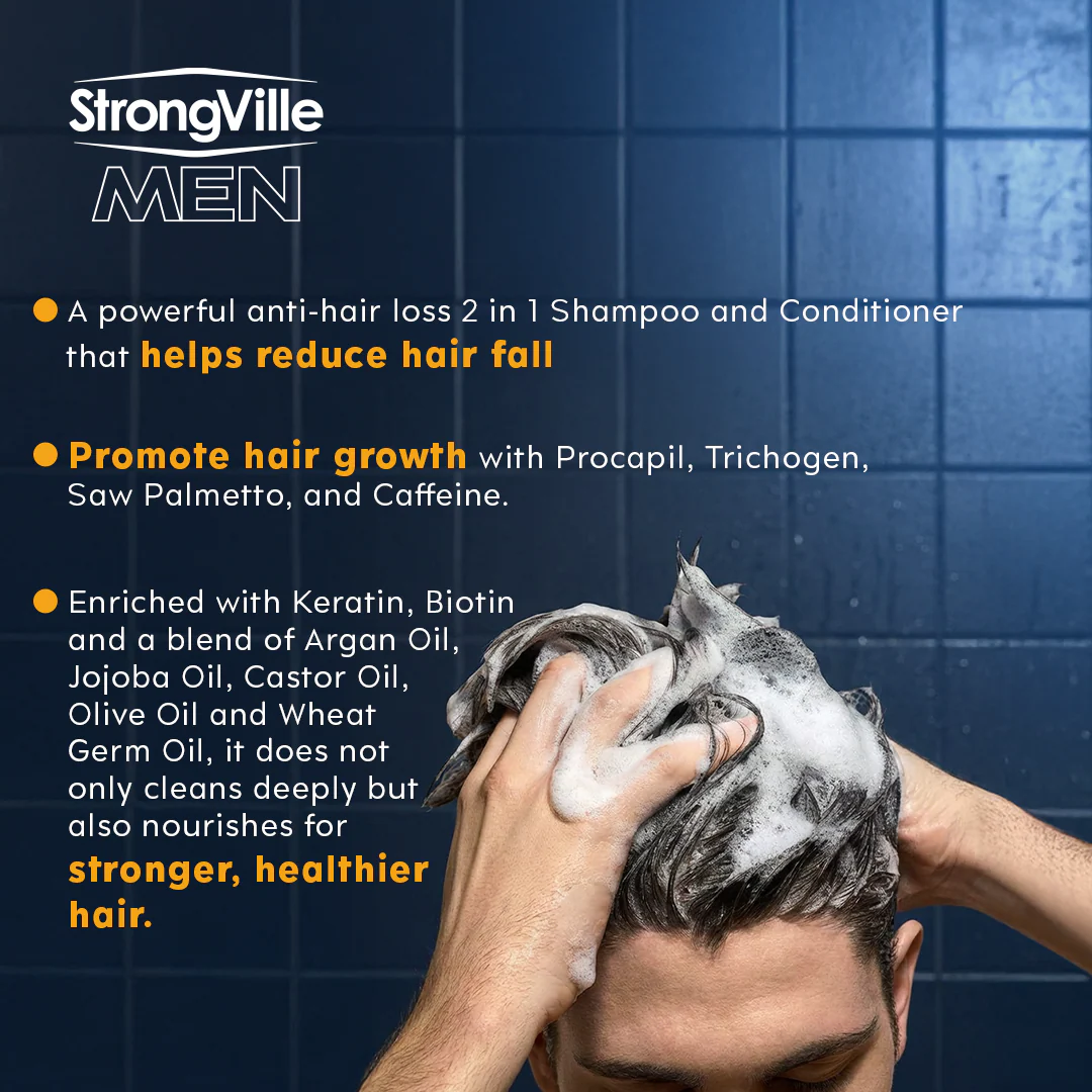 Strongville Men Shampoo & Conditioner 220 ml - Image 3