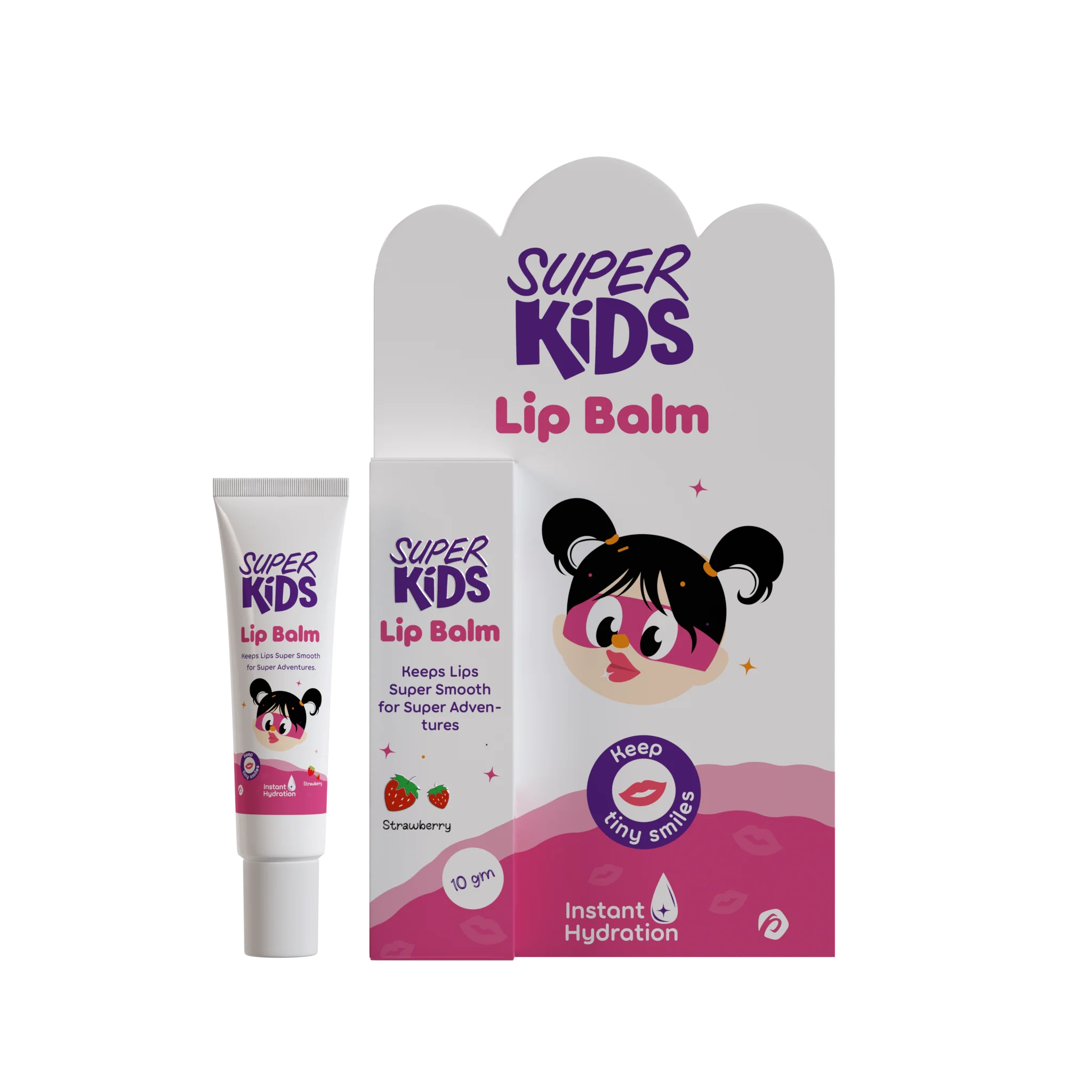 Superkids Lip Balm Strawberry 10 gm - Image 6